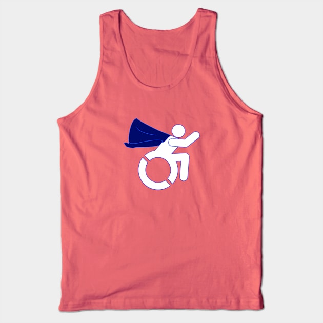 Super Accessibility Man Tank Top by RollingMort91